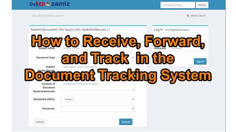 dts.deped davnor|Document Tracking .